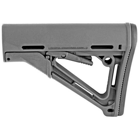 Magpul MAG310 GRY CTR Carbine Stock Stealth Gray Synthetic For AR15 M16