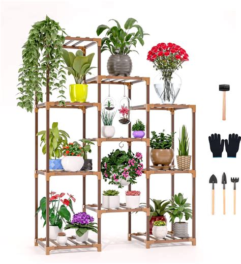 Dime Store Multi Tier Plant Stand Flower Pot Stand For Balcony Living Room Otdoor Indoor Plants