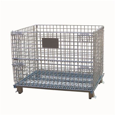 Industry Logistics Material Handling Stacking Storage Wire Mesh