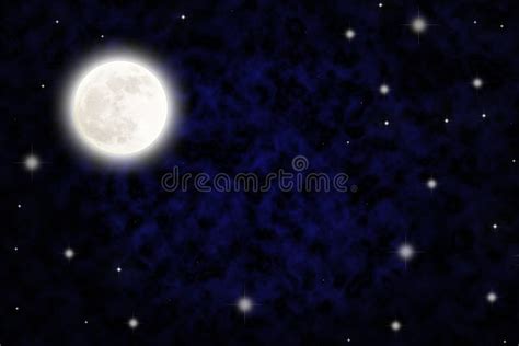 Eerie Silhouette Forest In Blue Night Sky Stock Photo Image Of Space