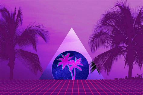 80s Neon Beach Wallpapers Top Free 80s Neon Beach Backgrounds