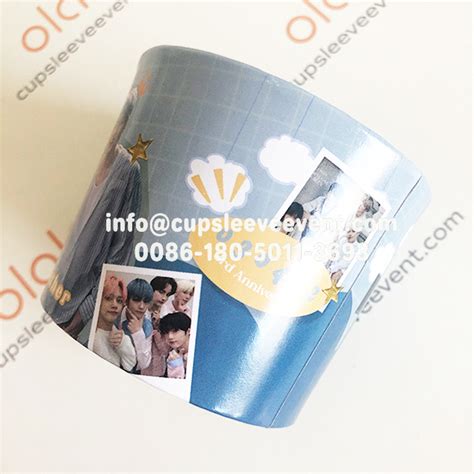 Olalacl Cardboard Paper Kpop Event Air Cup Sleeve Cupsleeveevent