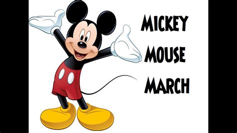 Mickey Mouse March (Sing Along) | Mickey mouse, Mickey, Mouse