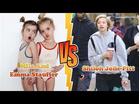 Shiloh Jolie Pitt Brad Pitt S Daughter Vs Mila And Emma Stauffer