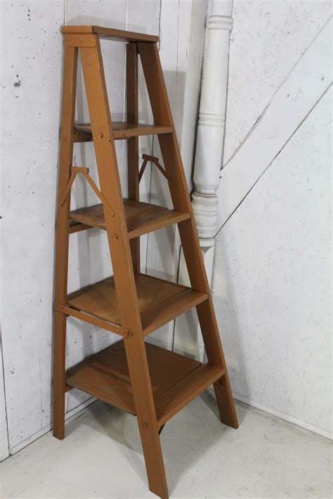 Vintage Ladder Shelf - Bookshelf Style