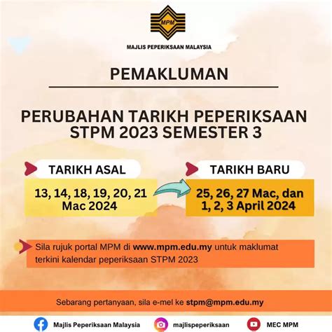 Jadual Peperiksaan Stpm 2024 Ardis Julita