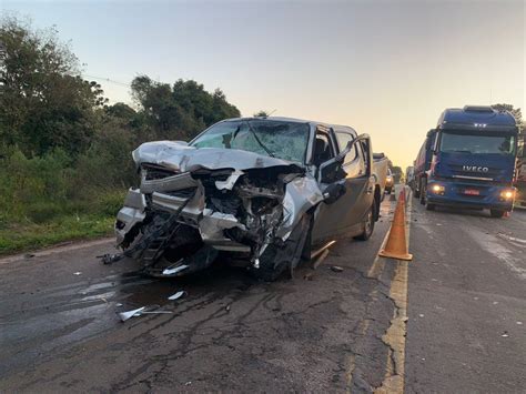 Grave acidente deixa três feridos no trecho de Passo Fundo a Coxilha