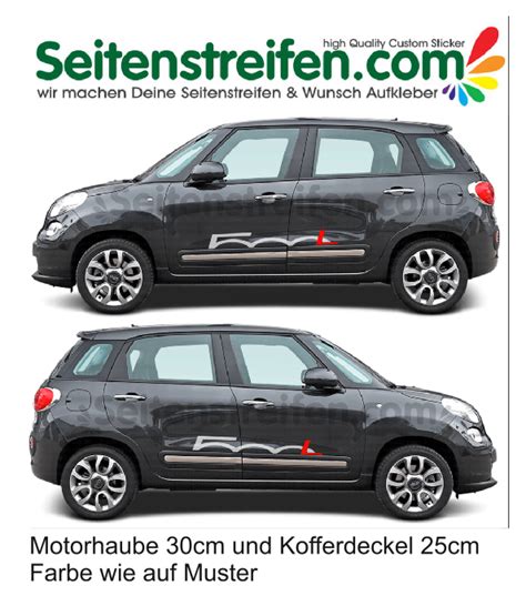 Sonderanfertigung Fiat L Bicolor L In Rot Set U Haube Und