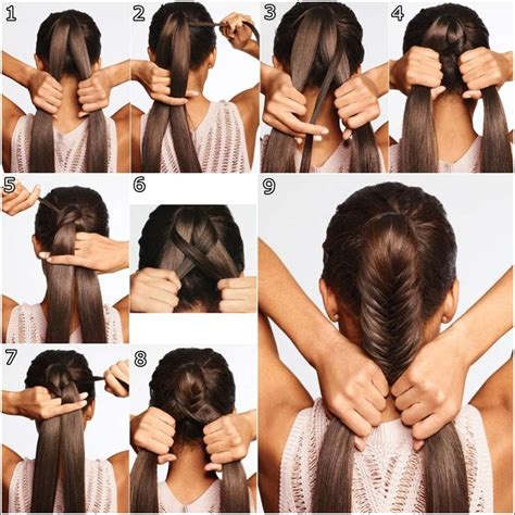 Fishtail Braid Hairstyles Step By Step