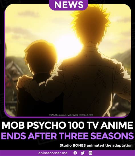 Anime Corner News on Twitter: "Mob Psycho 100 anime officially ended ...