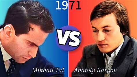 Mikhail Tal Vs Anatoly Karpov • Moscow 1971 Youtube