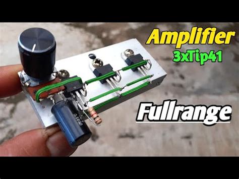 Mini Power Amplifier 12 Volt Tip 41 YouTube