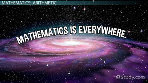 What Are The Disciplines Of Mathematics Video And Lesson Transcript