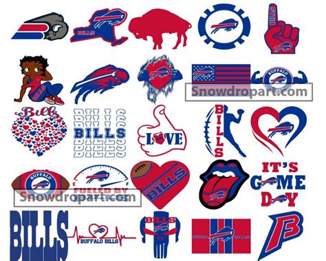 50 Buffalo Bills Svg Bundle, Buffalo Bills Svg, Buffalo Bills Logo Svg ...