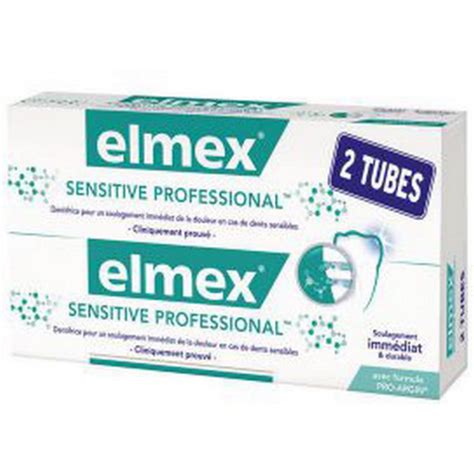 Elmex Sensitive Professional Dentifrice R Pare Et Pr Vient Pas Cher