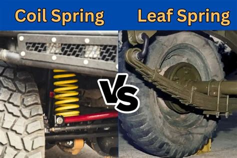 Difference Between Leaf Spring Suspension And Coil Spring Suspension ...