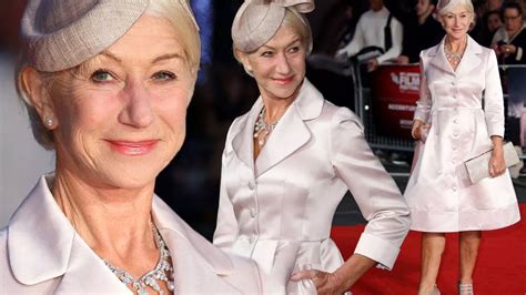 Helen Mirren Oozes Glamour In Pale Pink Dress At London Film Premiere