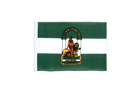 Andalusien Fähnchen 10 x 15 cm MaxFlags FlaggenPlatz ch