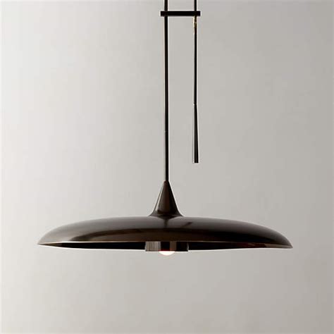 Brio Modern Polished Brass Pendant Light Reviews Cb2 Canada