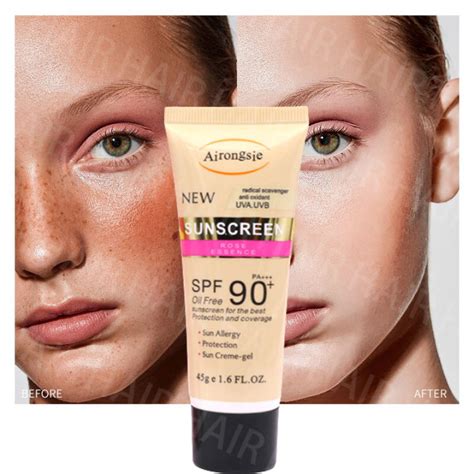 Facial Sunscreen Cream Spf Pa Moisturizing Skin Protect Sunblock