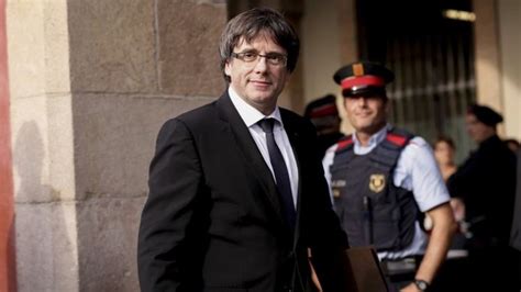 Spain Catalan Crisis Puigdemont Addresses Regions Future Bbc News