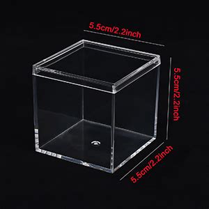 Amazon Dayaanee Acrylic Box With Lid Pack Small Square Acrylic