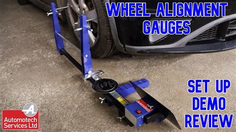 Automotech Garage Equipment Car Wheel Alignment Gauges Set Up Review