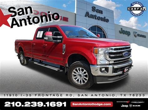 Pre Owned Ford F Sd Lariat D Crew Cab In San Antonio Med