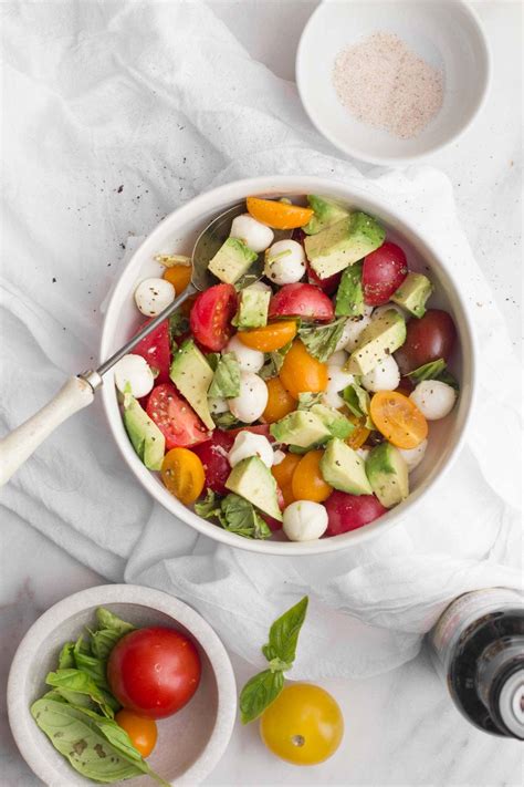 Avocado Caprese Salad Wholefully