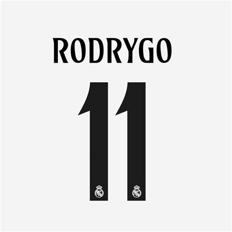 Flocking home Real Madrid Ligue des Champions RODRYGO #11 2024/25
