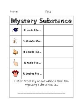 Mystery Substance Science Inference By Watering Roots TpT