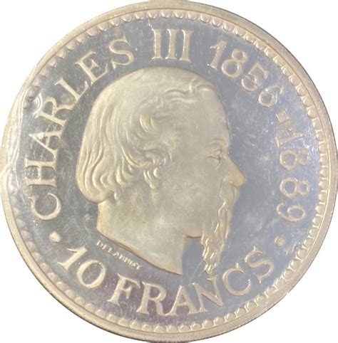 Monaco 10 Francs 1966 Charles III Essai Flan Bruni Catawiki