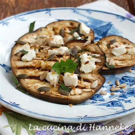 Melanzane Grigliate Con Feta E Semi La Cucina Di Hanneke