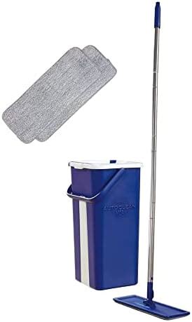 Starlyf Autoclean Mop And Dual Chamber Bucket Set With Microfiber Pads