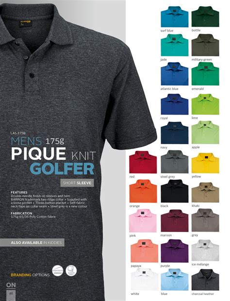 Barron Pique Knit Golfer Men Adtitude Sport