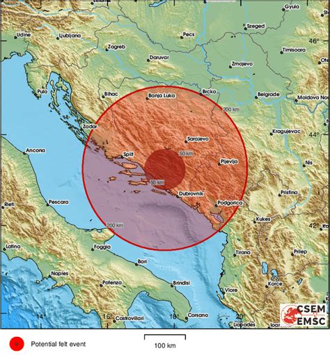 Potres Od Prema Richteru Zatresao Crnu Goru I Italiju Osjetio Se I