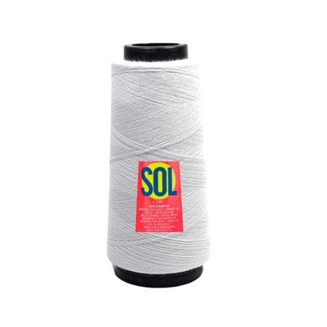 Linha Cone Branca Para Costura 1500 Jds Sol Shopee Brasil