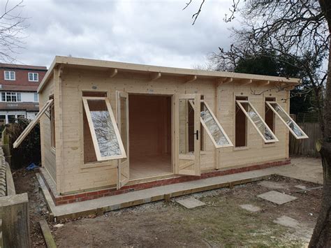 Dunster Terminator Log Cabin Installation Pettswood Kent