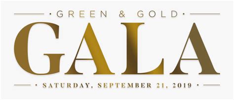 Green And Gold Gala Logo Free Transparent Clipart Clipartkey