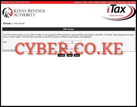 Step By Step Process Of Confirming Your Kra Pin Using Kra Pin Checker