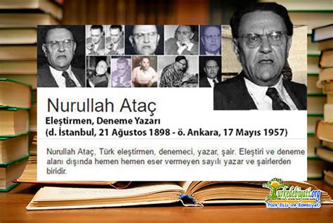 Nurullah Ataç Kimdir Hayatı Edebi Kişiliği Eserleri Türk Dili ve