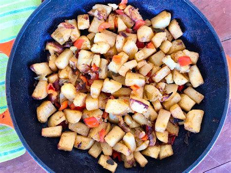 Oven Roasted Hash Browns With Bell Pepper