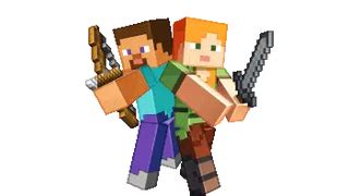 Progress Bar with Minecraft Steve and Alex - Progress Bar for YouTube