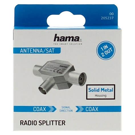 Hama Verteiler Koax Stecker 2 Koax Kupplungen 3 5 DB 22 DB BAUHAUS