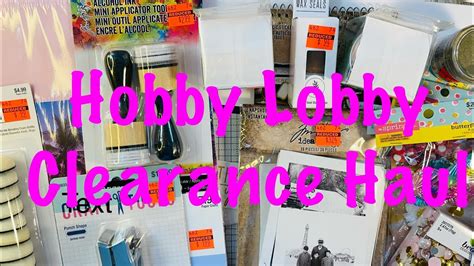 Hobby Lobby Clearance Haul Great Bargains On Clearance YouTube