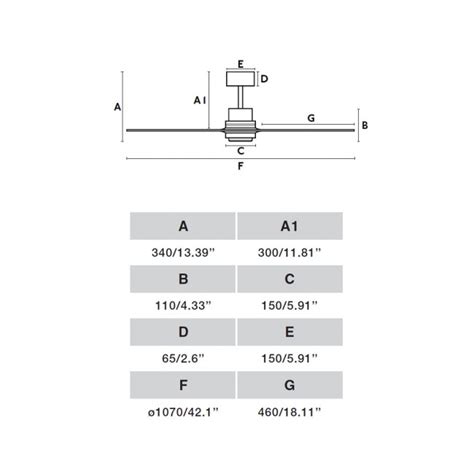 Ceiling Fan Mini Lantau DC Faro Wonderlamp Shop