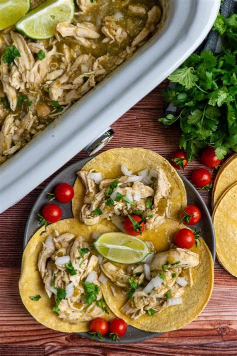 Crock Pot Salsa Verde Chicken Slow Cooker Meals