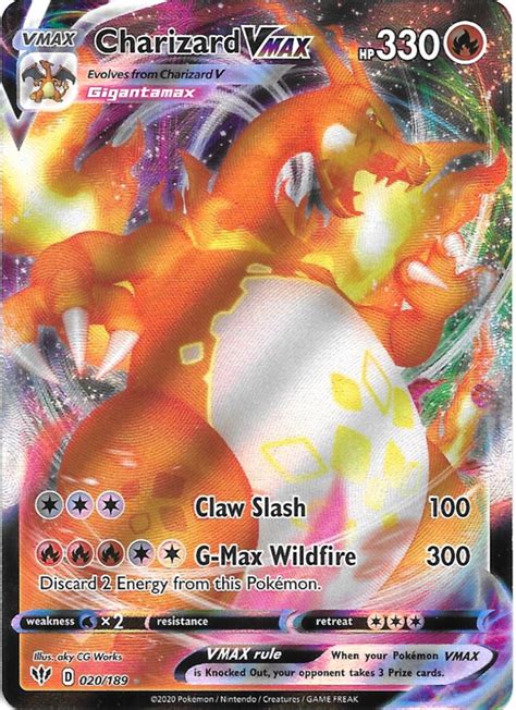 Buy Them Safely Charizard VMAX 20 189 Darkness Ablaze Pokemon Card