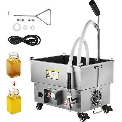 Vevor Lbs Commercial Fryer Oil Filter Cart Machine Portable