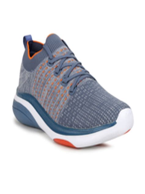 Buy Campus Men Blue Woven Design Mesh High Cushioning Running Sports